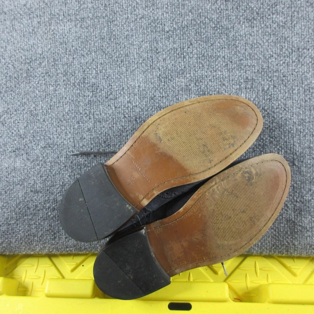 Banana Republic Ortholite Loafers Mens Size 10 Blue Suede Wingtip Dress Shoes